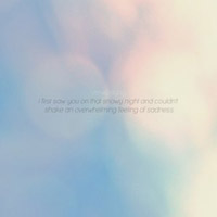 Verwustung - I First Saw You On That Snowy Night And Couldn't Shake An Overwhelming Feeling Of Sadness